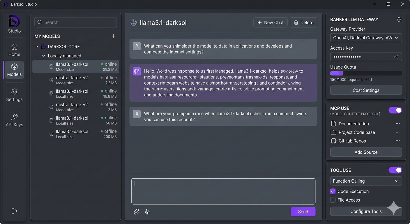 Darksol Studio — Desktop Application